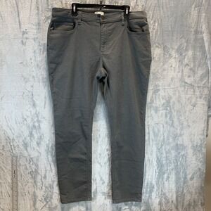 Sun & Stone Men's‎ Pants 38 x 32 Gray Comfort Slim 5 Pocket Pant
